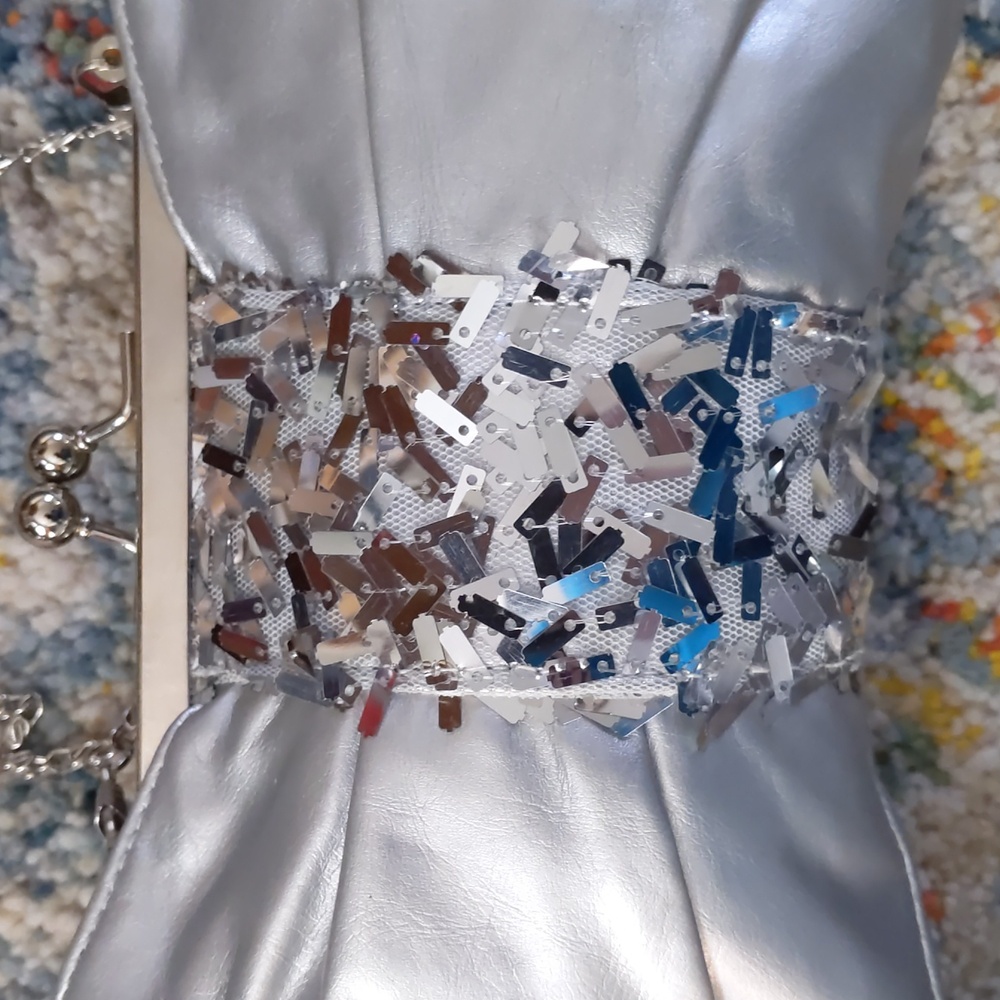 BOGO! Silver Clutch - Picture 2 of 8
